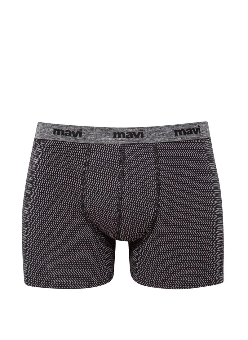 MAVI Geometrical Printed Anthracite Boxer